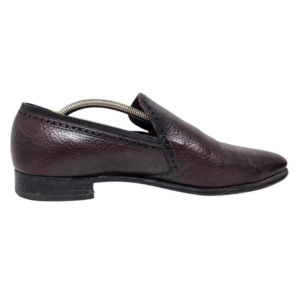 VINTAGE FREEMAN BOOTMAKERS GUILD BROWN SLIP-ONS SIZE 11C - Picture 3 of 10